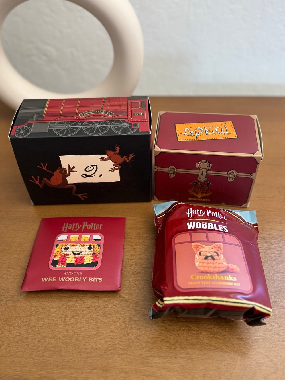 *Box Set Exclusive* Woobles Harry Potter Hermione Granger™ & Crookshanks™ Kits